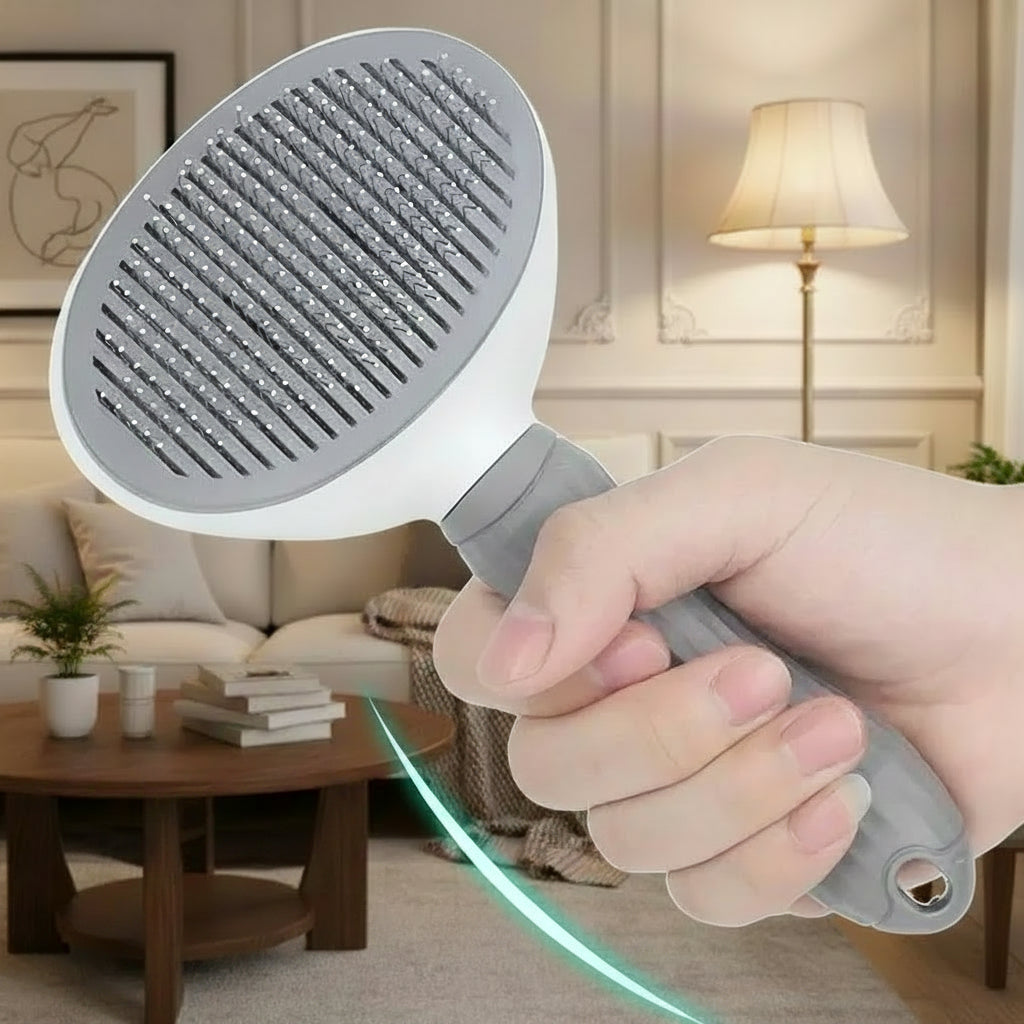 Peigne autonettoyant pour animaux de compagnie, brosse pour chat, épilation pour animaux de compagnie SlUNICEF, brosses de toilettage pour chats, accessoires pour chiens