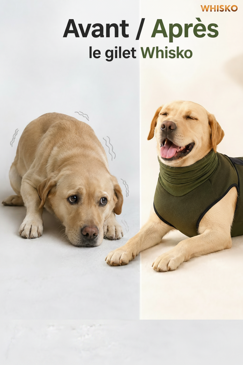 Gilet anti-anxiété pour chien Whisko - vue produit 1