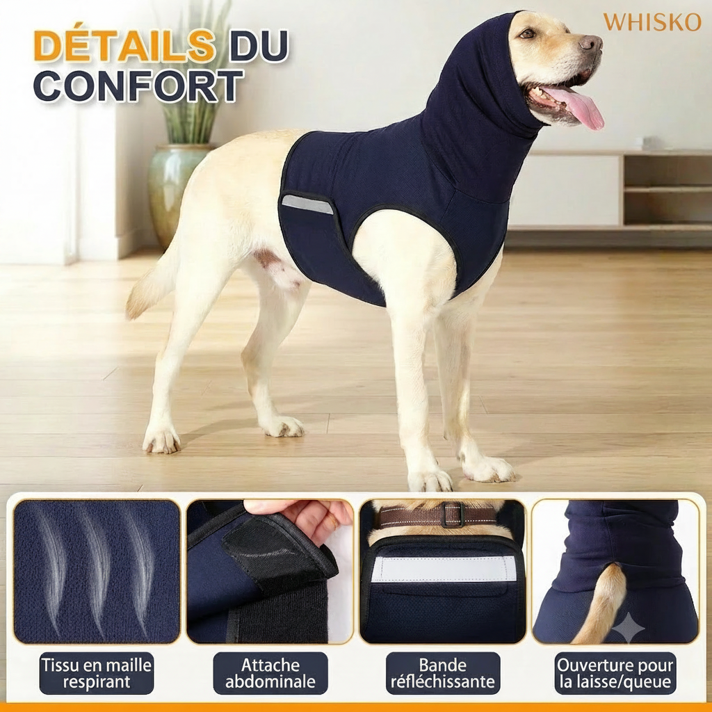 Gilet anti-anxiété pour chien Whisko - vue produit 4